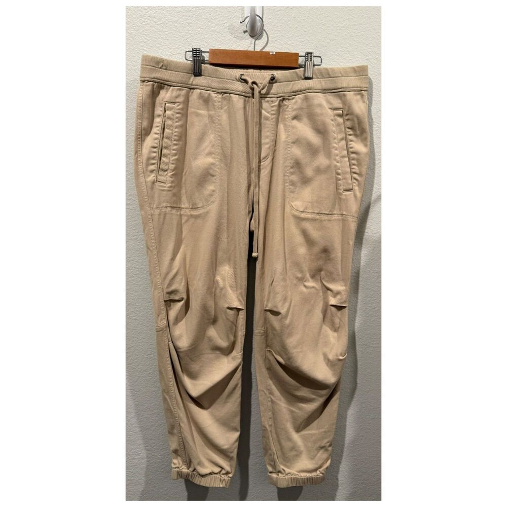 STANDARD JAMES PERSE Beige Pockets Jersey Pants